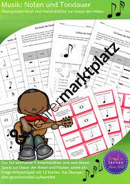 Musik Die Dauer Der Noten Download Bei Noten Lernen Musikunterricht Grundschule
