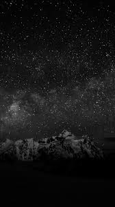 Check spelling or type a new query. Starry Night Sky Mountain Nature Bw Dark Iphone 8 Wallpapers Free Download