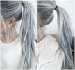 Dark Silver Blue Hair