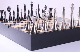 Metal Art Deco Chessmen On Storage Chest Chess House The world famous chess set manufacturer italfama manufactures them in italy.