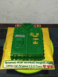 Anggota kodim 0802/ponorogo yang mendapat amanah dengan menerima kenaikan pangkat satu tingkat lebih tinggi dari pangkat semula periode 01 april 2020 tidak dilaksanakan upacara kenaikan pangkat. Kue Ucapan Selamat Atas Kenaikan Kue Enak Jayapura Facebook