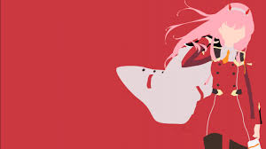 Enjoy the beautiful art of anime on your screen. Darling In The Franxx Zero Two On Side With Red Background Hd Anime Wallpapers Hd Wallpapers Id 42416