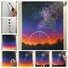 8 Besten Olgemalde Ideen Fur Home Decor Diy Wandkunst Ein Fashion Star Easypa In 2020 Leinwandmalerei Nachthimmel Malen Pastell Malerei