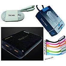 Mobile 40 000mah Power Bank Plus Tecno Android Charger Amp Led Light Buy Mobile Mobile Accessories Android Charger