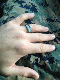 15 Discount Code Ott15 Qalo S New Camo Ring Is Not Your Average Wedding Band It S Tough Enough To Endure The Rigors O Silicone Wedding Band Camo Rings Rings