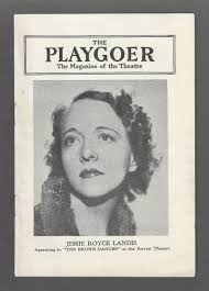 Jessie Royce Landis "THE BROWN DANUBE" Dean Jagger 1939 FLOP Tryout  Playbill