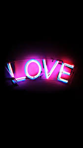 Neon Love Wallpaper Neon Signs Neon Words Custom Neon Signs