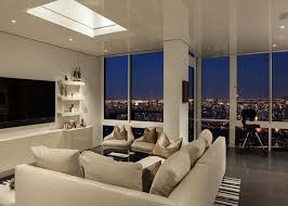 Scintillating Views And Smart Lighting Shape Posh Manhattan Penthouse Buying A New Home Penthouse Pictures Home