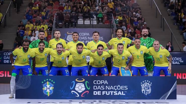Brasil &eacute; tricampe&atilde;o da Copa das Na&ccedil;&otilde;es de Futsal ap&oacute;s goleada | Ge