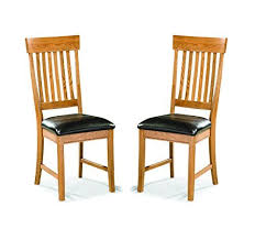 Imagio Home Fd Ch 180c Cnt Rta Family Dining Slatback Side Chair Chestnut Finish Set Of 2 Solid Wood Dining Chairs Dining Chairs Dining Chair Set