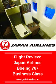 Flight Review Japan Airlines Boeing 767 Business Class