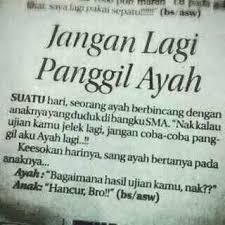 Gambar Lucu Terbaru Jangan Panggil Ayah Lucu Ayah Tertawa Keras