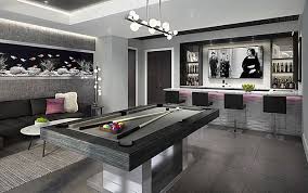 See the difference in color and materials between the bar, the pool table and the rest of the room and also the way in which the bar is built into the wall, making it a special place in. Pin On For The Home
