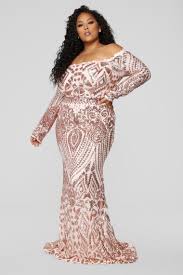 Chloe Rosegold Sequin Dress Rosegold Long Sequin Dress Plus Size Sequin Dresses Sequin Dress