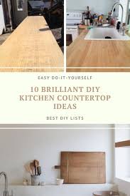 Diy Kitchen Countertop Ideas In 2020 Diy Kitchen Countertop Design Kitchen Countertops