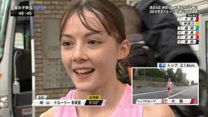 日本駅伝再誕新星15歲混血美少女3公里跑9分02秒飆過17人！