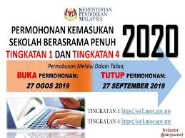 Sebelum memohon ada baiknya anda memahami bahawa terdapat syarat kelayakan yang. Iraimalar Permohonan Kemasukan Sekolah Berasrama Penuh Facebook
