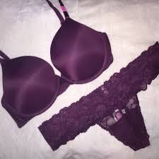 Pink Victoria S Secret Wine Bra And Panty Set Lenceria Lenceria De Lujo Ropa Interior Linda