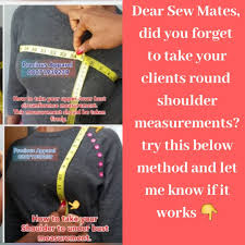 Today i am talking about shoulder measurement & what changes should make in it for different type of back necklines. Hello Dear Sew Mates Welcome To Precious Apparel Facebook