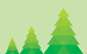 Green Christmas Tree Desktop Background Minimalist Wallpaper Spring Wallpaper Spring Wallpaper Hd