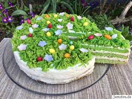 Jetzt ausprobieren mit ♥ chefkoch.de ♥. Grune Torte Aus Meinem Kuchen Und Tortenblog Gruner Kuchen Ostern Backen Kuchen