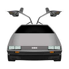 Delorean Time Machine Print Art Vector Jpg Png Eps Svg Digital Download Delorean Time Machine Delorean Svg
