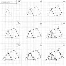Learn How To Draw Fun Things With Easy Instructions Also Great For To Do With Kids Twice A Week New Random Things To Tent Drawing Sketch Book Online Drawing
