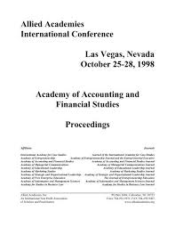 The variables behind how teams, drivers, and sanctioning bodies like indycar, nascar, and f1 make their money aren't only wildly complex, but they can also change frequently, depending on evolving business needs, market conditions, and any number of other factors. Academy Of Accounting And Financial Studies Allied Academies