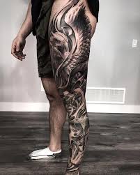 Black And Grey Realism Leg Sleeve Tattoo Realistic Tattoos By Greg Nicholson Art And Design Full Leg Tattoos Leg Tattoo Men Leg Sleeve Tattoo