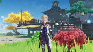 View silk flower location, how to get, and more detail of this item here. Genshin Impact Where To Find Silk Flower