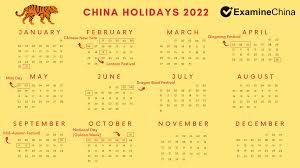 China Holidays 2022 Examinechina Com Blog