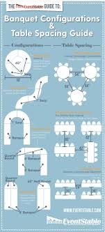 The Eventstable Guide To Configurations And Table Spacing Banquet Tables Table Arrangements Wedding Banquet