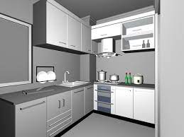 Create a beautiful corner stove kitchen design layout for your next kitchen remodeling project! L Shape Corner Kitchen Design Free 3d Model Max Vray Open3dmodel 198426