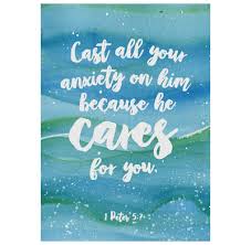 He is interested in the little things too. Scripture Postcards Cast All Your Cares The Good Book Company