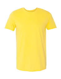 Xtrafly Apparel Men S Plus Size Active Plain Basic Crewneck Short Sleeve T Shirt Yellow Kaos Kasual Baju Kaos