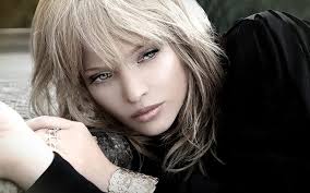 Melanie Thierry, french actress, portrait, hoot, black dress, blonde,  beautiful woman, HD wallpaper