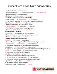 1,136 7 a collection of cool harry potter or harry potter style projects i'd love to tackle. Free Printable Superhero Trivia Quiz