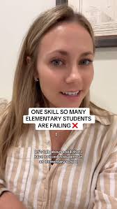 What skills have you noticed are lacking in our elementary aged students?  ⬇️ , As a pediatric occupational therapist working in an elementary school,  this is the ONE skill that goes undetected that ...