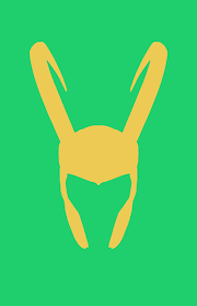 Loki Helmet Minimalist Heroes Avengers Painting Loki Helmet Marvel Paintings