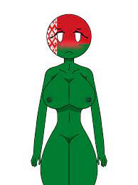 belarus (countryhumans) blushing breachka countryhumans  countryhumans girl green skin nude female tagme 