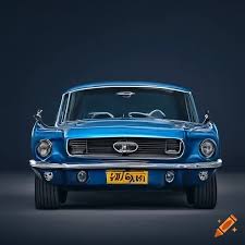 Image result for Sapphire Blue 1966 Mustang
