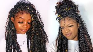How to look after your beautiful braids. Super Easy Curly Goddess Box Braids Tutorial Youtube