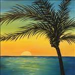 Tropical Teal Sunset