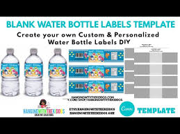 See more ideas about bottle label template, water bottle labels, water bottle design. Personalized Water Bottle Label Templates How To Make Diy Water Bottle Labels Using Canva Youtube