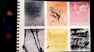 6 Farkli Suluboya Teknigi Tuz Kolonya Sicratma Kazima Ufleme Kuru Firca Youtube