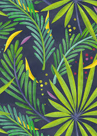 Tropical Floral Patterns I Did A While Ago Following The Trendy Craze Art Forest Design Background Patterns