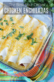 Get something new into your weekly menu with velveeta & ro*tel's heart beefy enchilada bake! The Best Sour Cream Chicken Enchiladas Easy Sour Cream Enchiladas