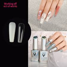Sparkly oval white acrylic nails designs. Wholesale White Coffin Nails Buy Cheap In Bulk From China Suppliers With Coupon Dhgate Com
