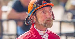 On a sloppy track Dickey Bob set a track record of 6.838 seconds in the El  Conejo 110 yard race with Edwin Escobedo up. It's the 8yr brown gelding's  28th win for