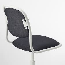 Orfjall Child S Desk Chair White Vissle Dark Gray Ikea Desk Chair Kid Desk Childrens Desk And Chair
